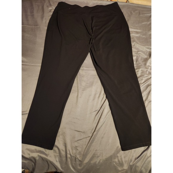 CJ Banks Casual‎ Cargo Drawstring Pants Size 2X Black Stretch - Picture 2 of 6
